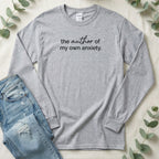 the author of my own anxiety long sleeve shirt