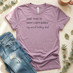 And This Is Why I Left Early Social Battery Died Shirt
