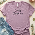 Hello Sunshine Positive Message Casual T-shirt Product