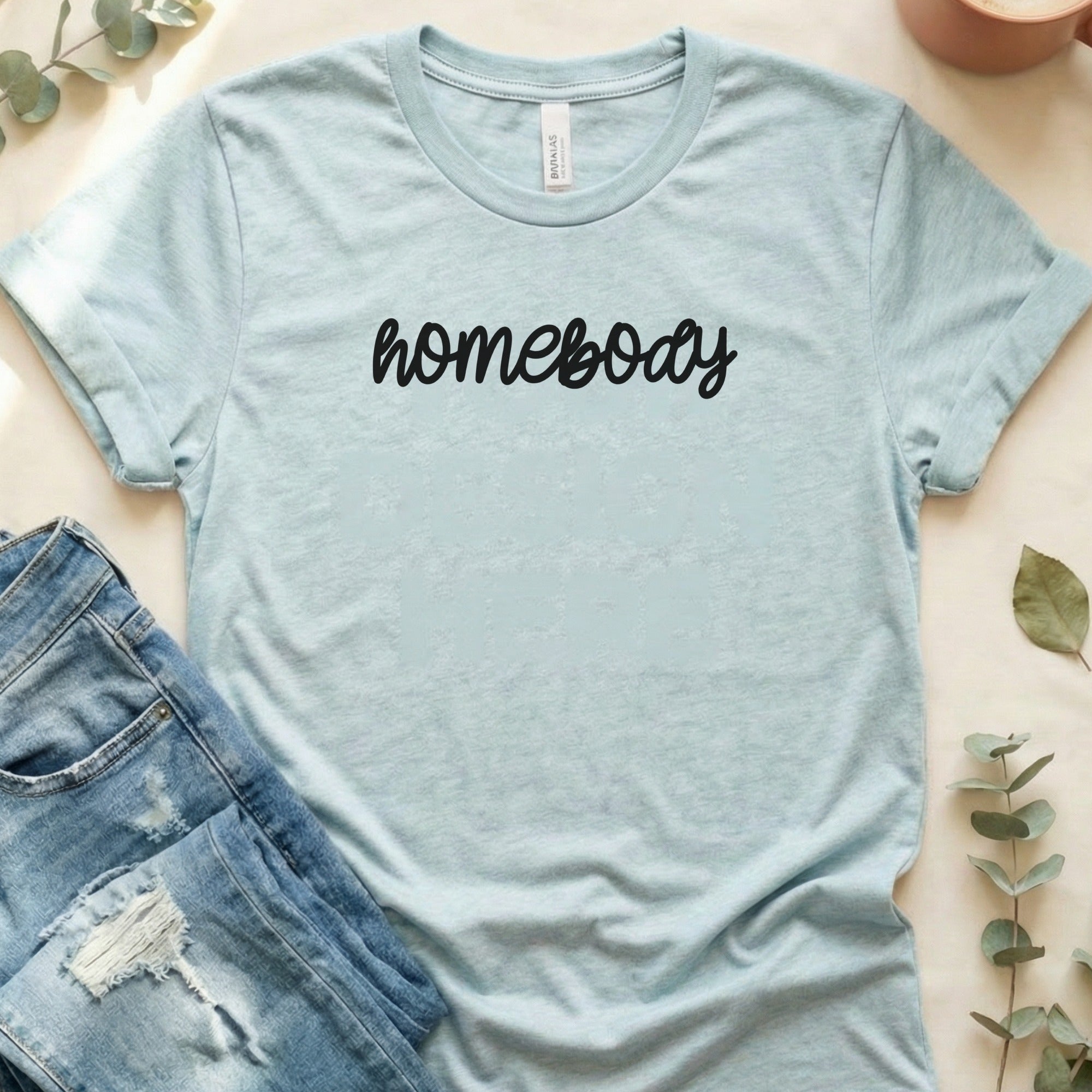 Homebody Graphic Tee Casual Wear Short Sleeve Shirt