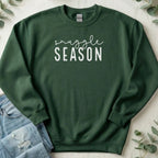 Snuggle Season Graphic Sweatshirt Cozy Winter Apparel