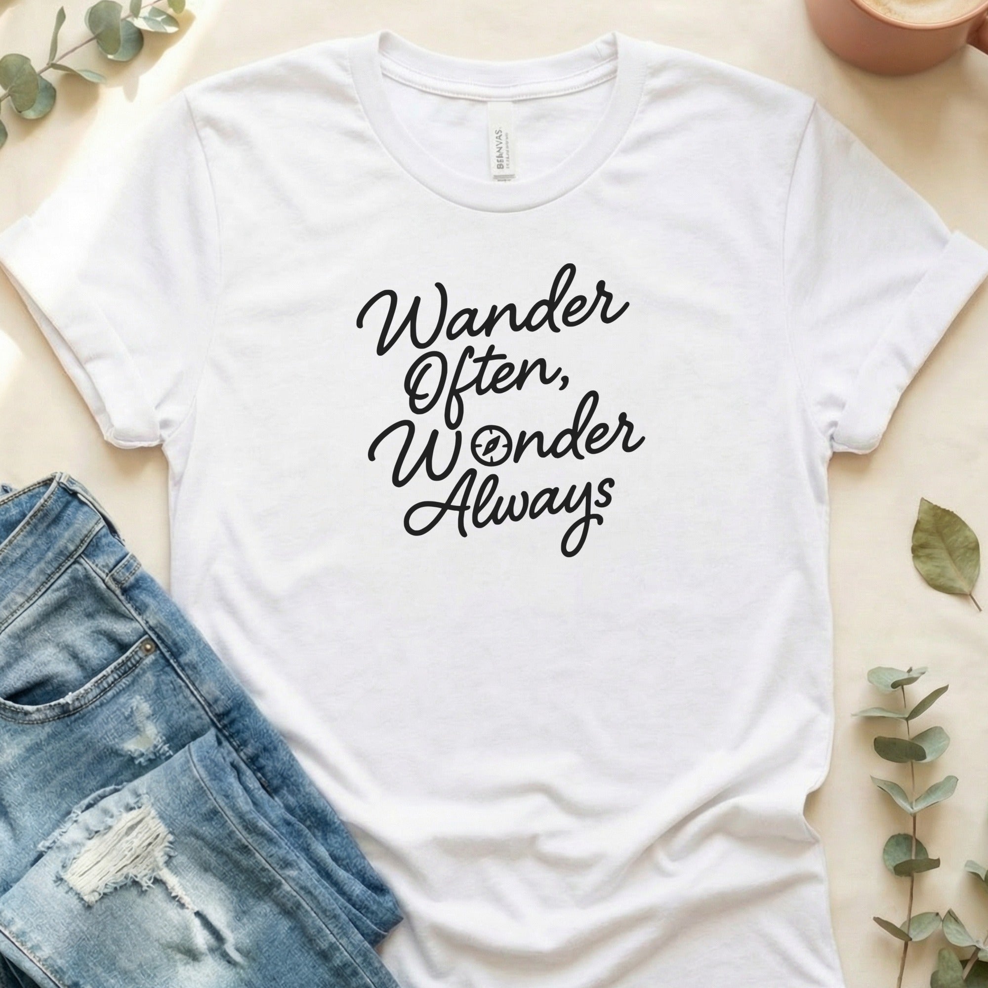 Wander Often Wonder Always Stylish Graphic T-Shirt