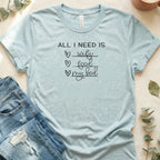 All I Need is Wifi Food My Bed Graphic T-Shirt