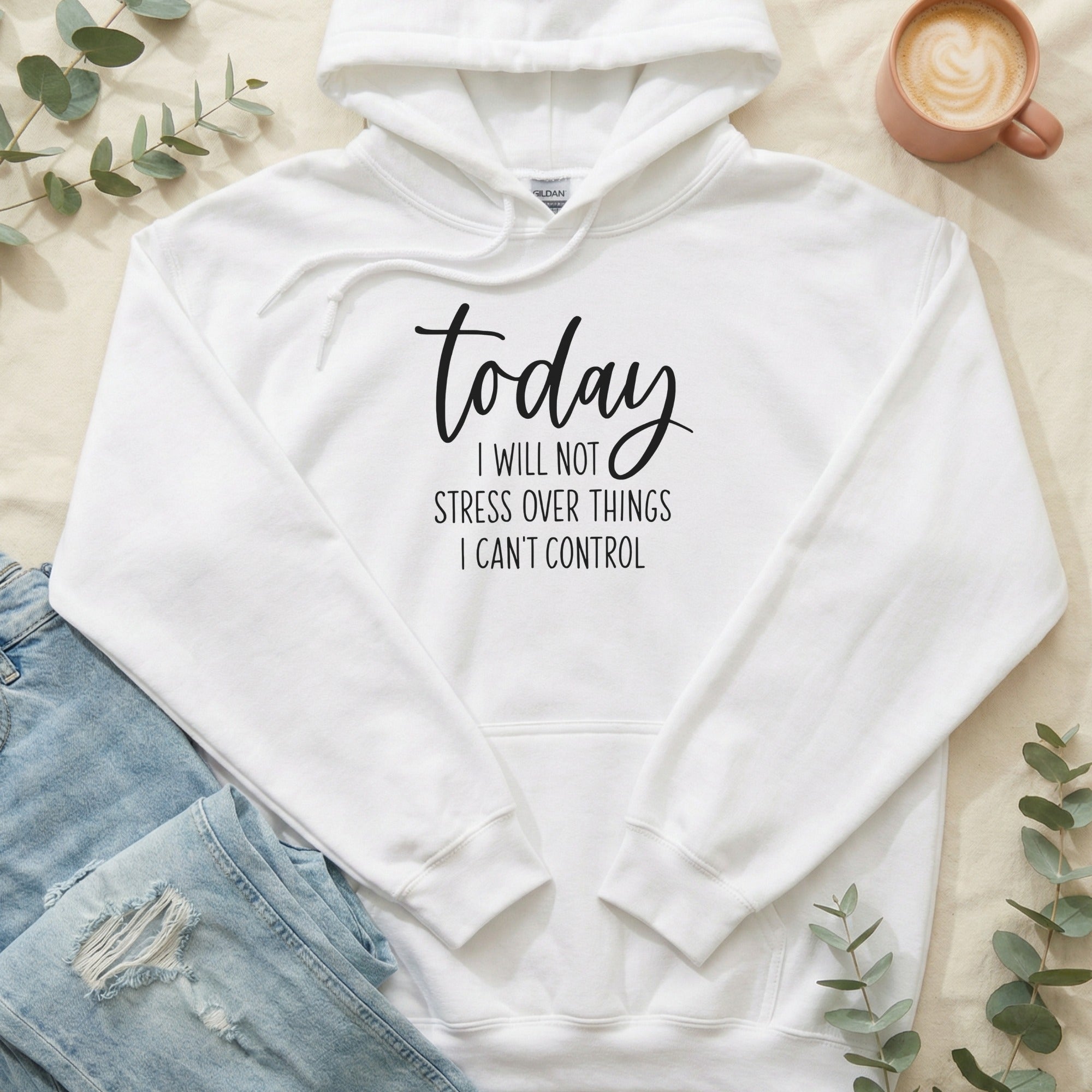 Today I Will Not Stress Over Things Hoodie
