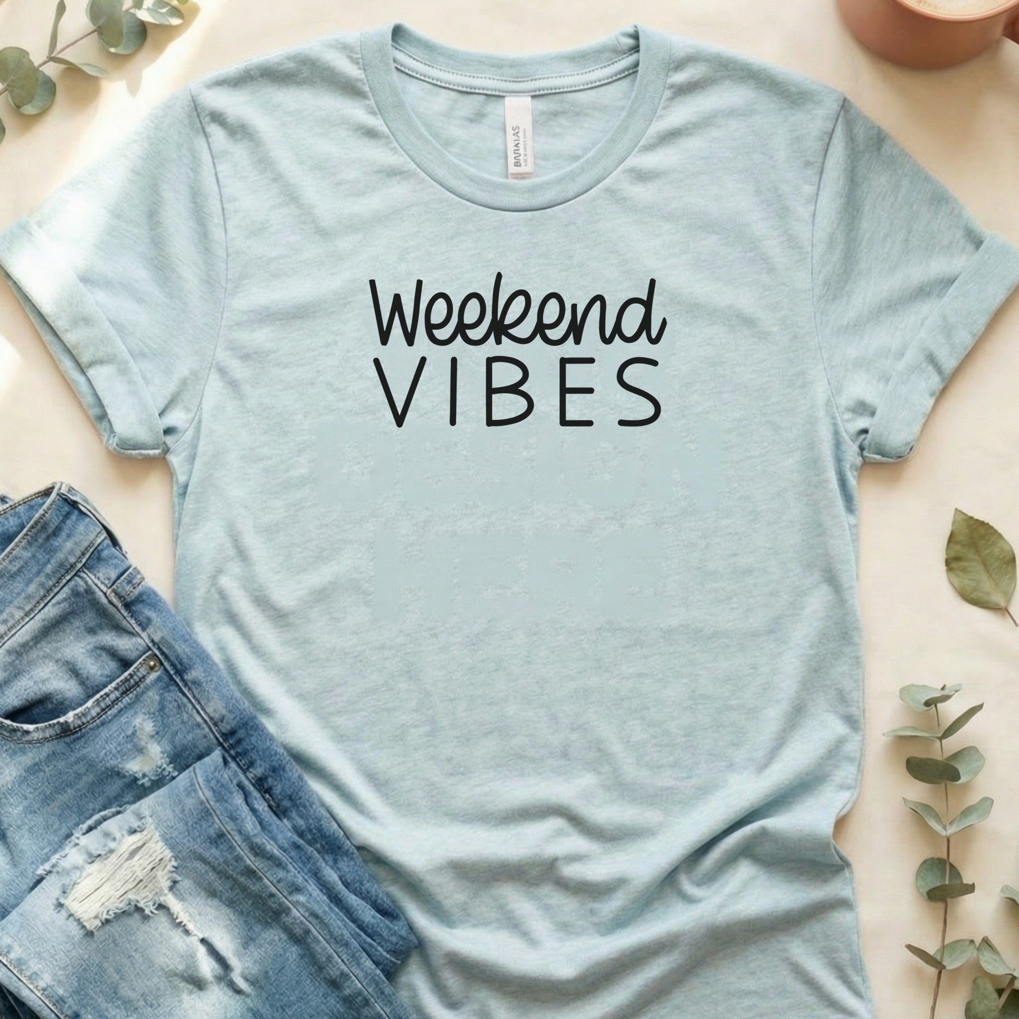 Weekend Vibes Graphic Tee for Casual Wear