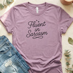 Fluent in Sarcasm Graphic Tee for Casual Everyday Wear