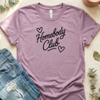 Homebody Club Cute Heart Graphic Casual Shirt