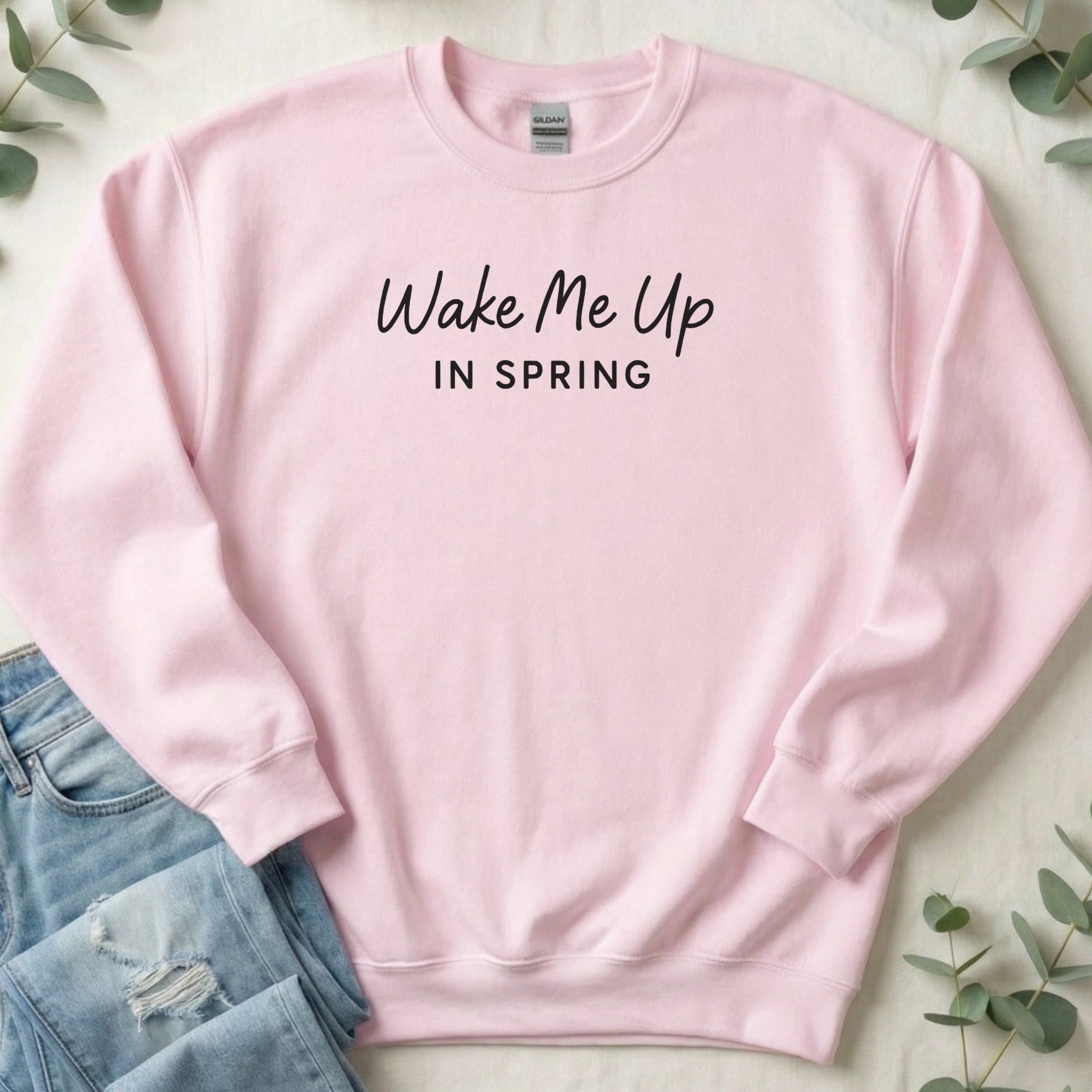 Wake Me Up In Spring Casual Lightweight Sweatshirt
