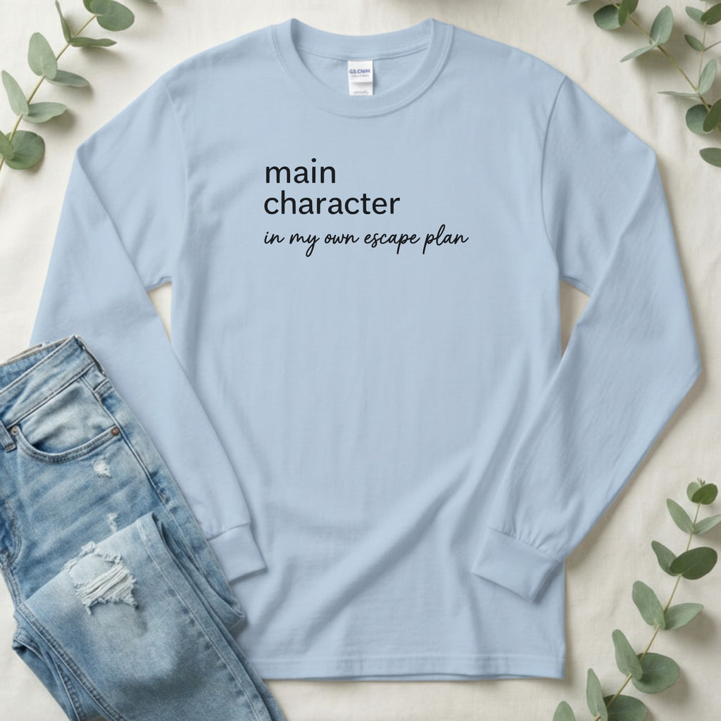 Main Character in My Own Escape Plan Shirt