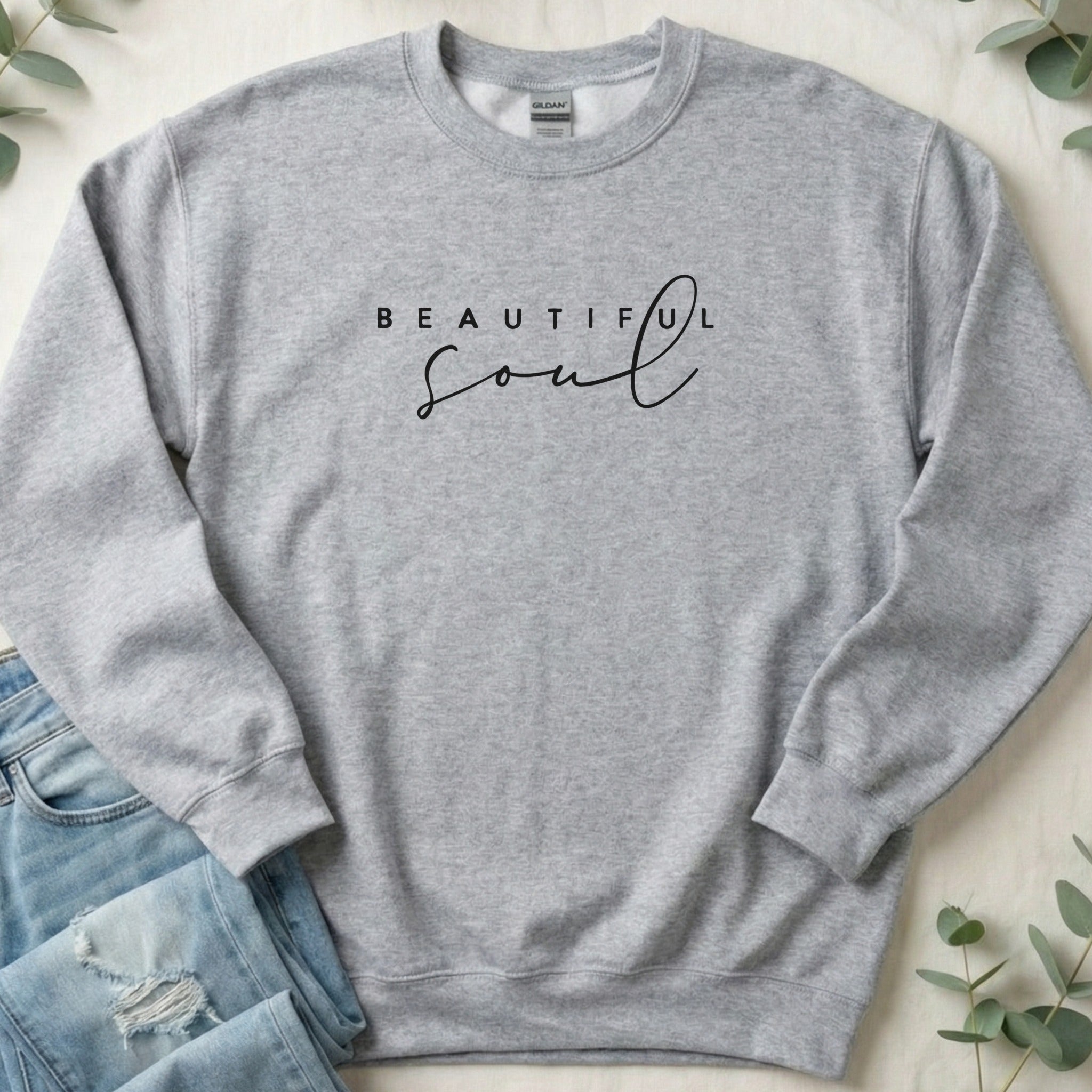 Beautiful Soul Graphic Sweatshirt Ideal Winter Wear