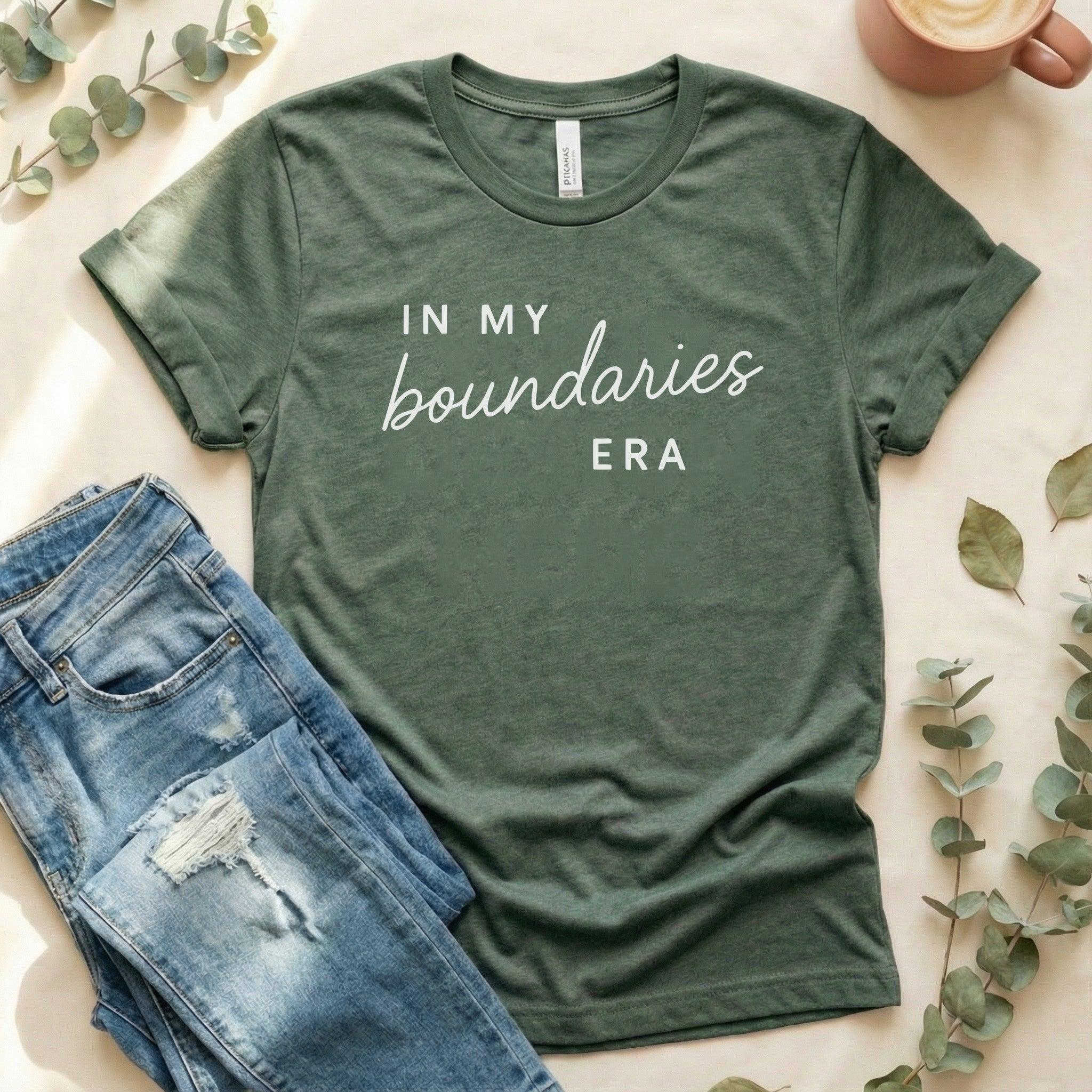 In My Boundaries Era Tee | Self Care Gift for Women