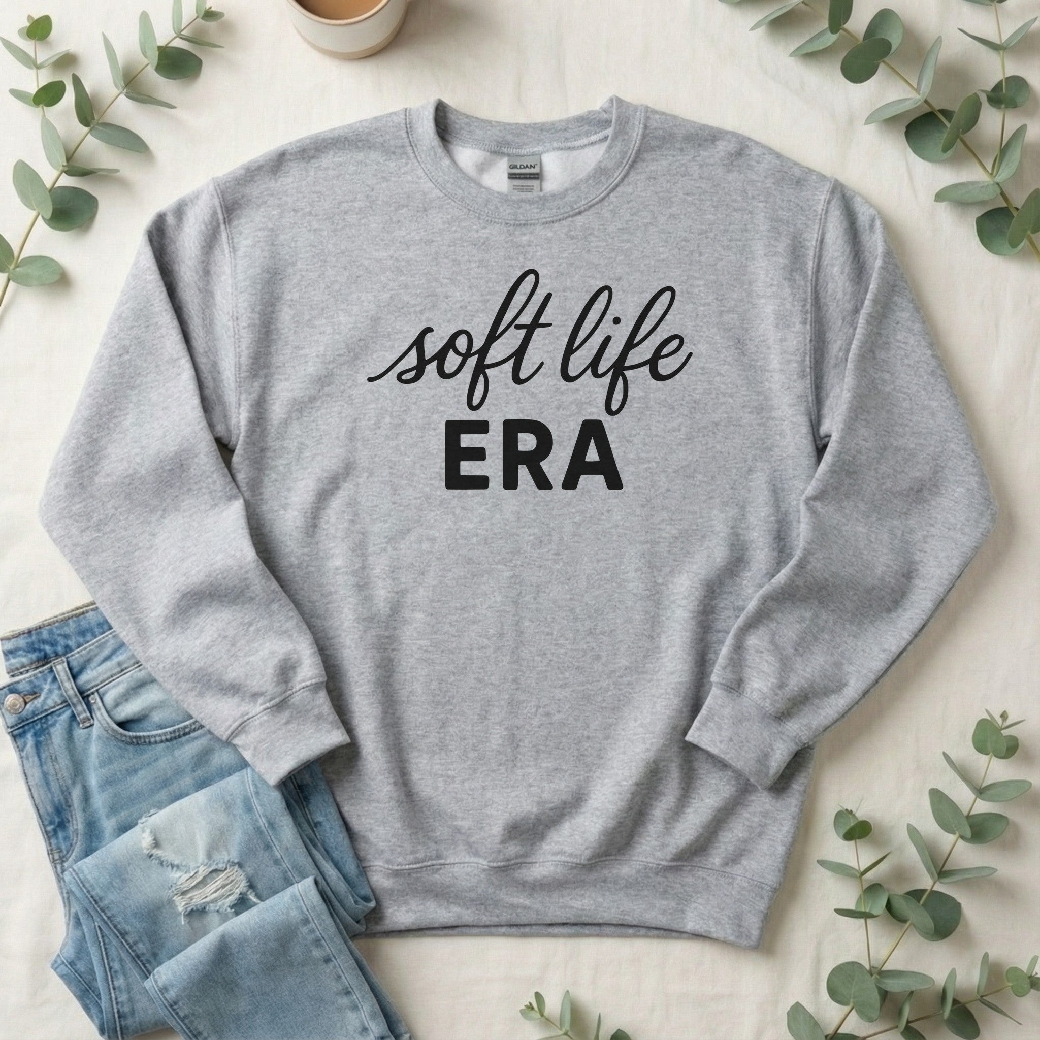 Soft Life Era Sweatshirt | Mental Health Apparel